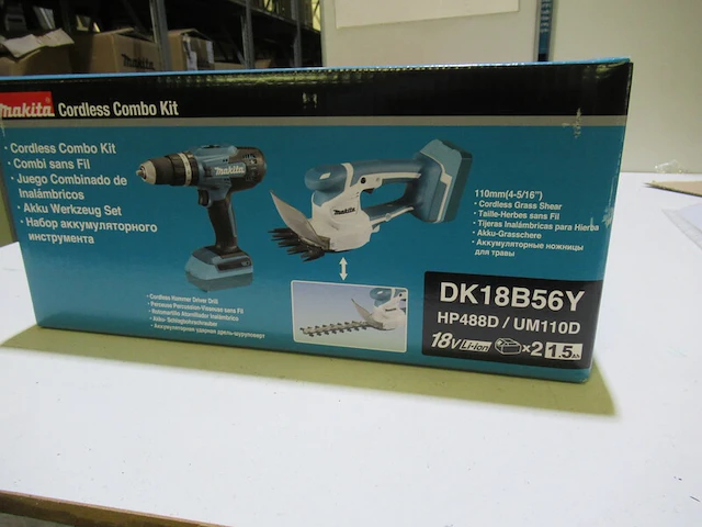Combi set makita, dk18b56y - afbeelding 3 van  3