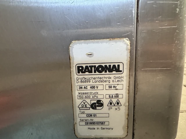 Combi-steamer rational, ccm 61 - afbeelding 7 van  8