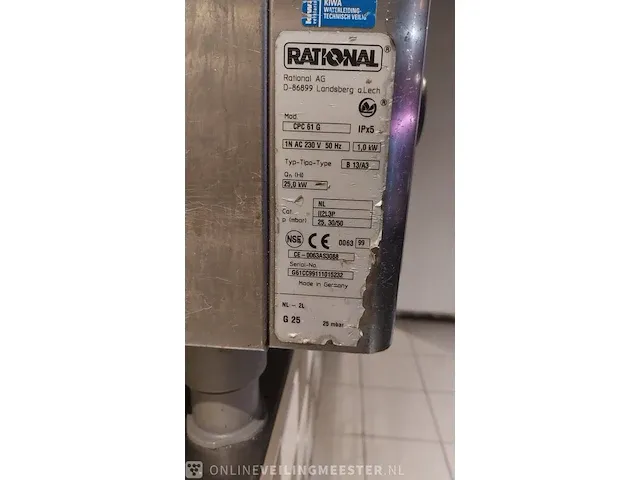 Combi steamer rational, clima plus combi cpc g - afbeelding 5 van  14