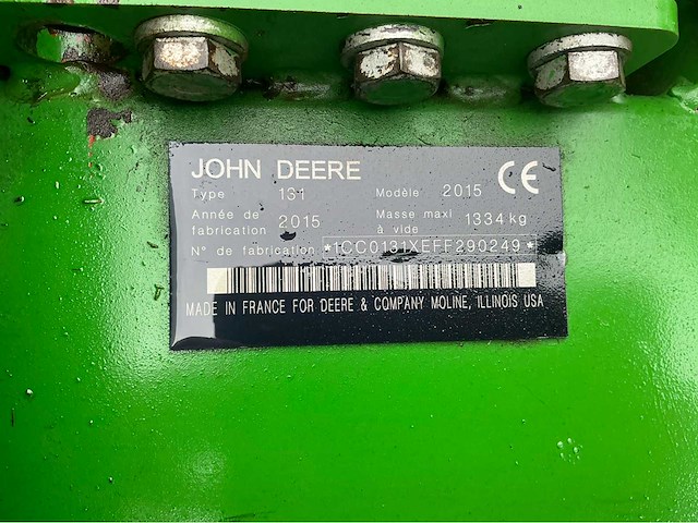 Combinatiekavel 301 en 302: john deere - 131 & 331 - schijvenmaaier combinatie - afbeelding 34 van  57