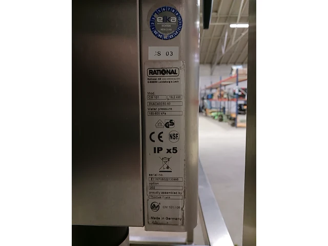Combisteamer, 10 laden , rational , combimaster cm 101, 2008 - afbeelding 4 van  12