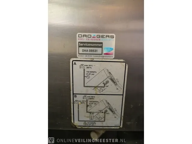 Combisteamer op onderstel rational, combimaster - afbeelding 8 van  10