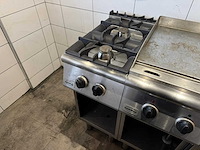 Combisteel - 2-pits gasfornuis - afbeelding 1 van  5