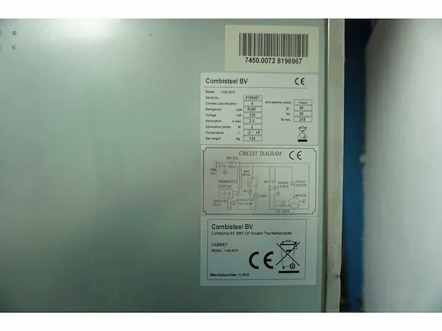 Combisteel - 7450.0072 - koelkast - afbeelding 4 van  5