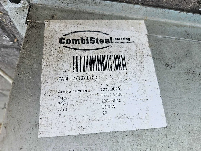 Combisteel - afzuigmotor - afbeelding 4 van  4