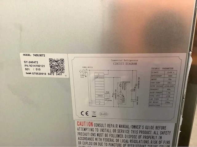 Combisteel - combisteel rvs koelkast - afbeelding 5 van  5