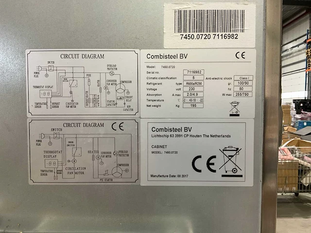 Combisteel - dubbel deurs vriezer en koeling - afbeelding 8 van  8