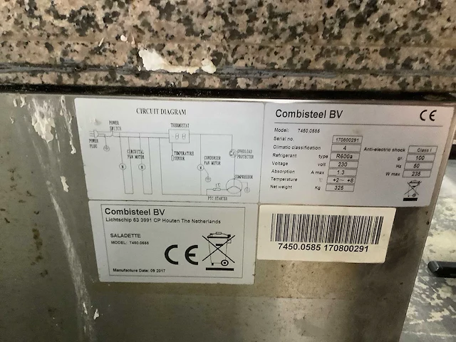 Combisteel - pizza werkbank - afbeelding 7 van  7