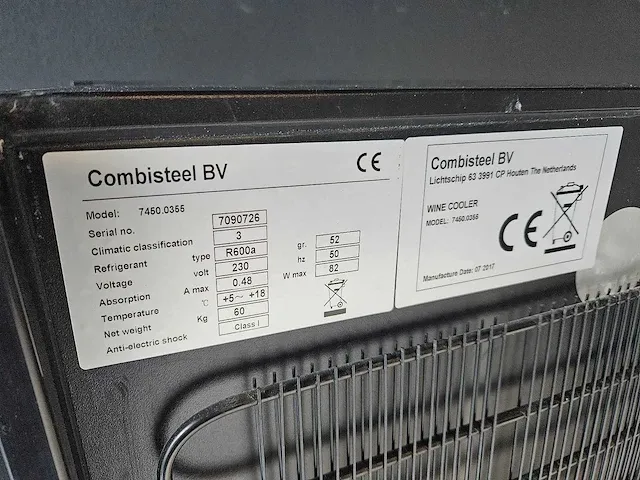 Combisteel - wijnklimaatkast - afbeelding 9 van  18