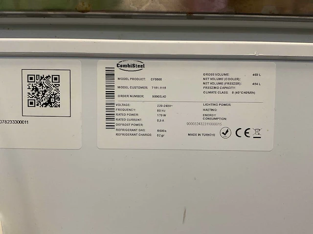 Combisteel 7151.1115 vrieskist - afbeelding 2 van  8