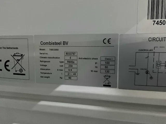 Combisteel 7450.0560 rvs koelkast - afbeelding 5 van  5