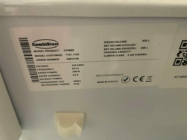 Combisteel cf6650 vriezer - afbeelding 7 van  7