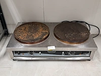 Combisteel crêpe maker met twee platen - afbeelding 1 van  7