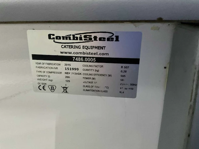 Combisteel nek 2134 gk koelvitrine - afbeelding 4 van  12