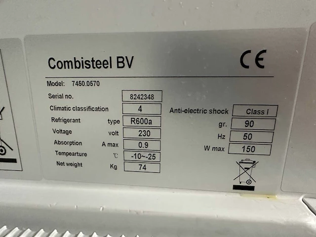 Combisteel vriezer - afbeelding 4 van  4