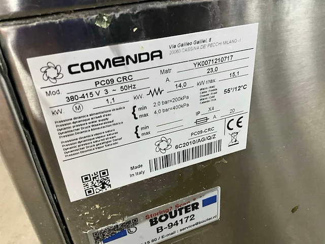 Comenda pc09 crc vaatwasmachine - afbeelding 8 van  8