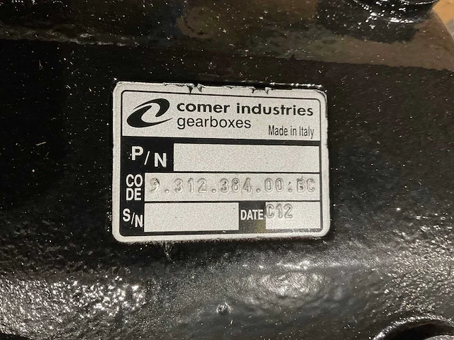 Comer industries - 9.312.384.00 bc - c12 - tandwielkast - afbeelding 2 van  10