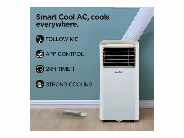 Comfee easy cool 2.6 mobiele airconditioner 9000 btu koelen ventileren en ontvochtigen - afbeelding 4 van  4