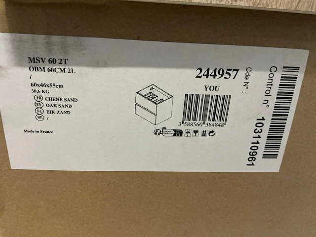 Comfort msv badmeubelset 60cm - afbeelding 7 van  7