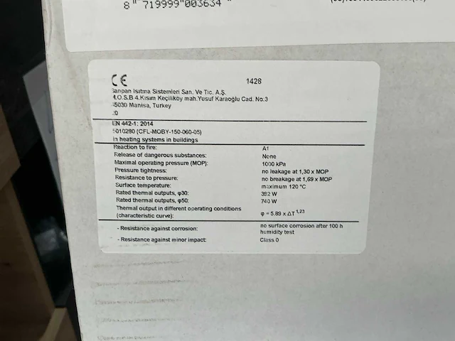 Comfortline gfl moby radiator - afbeelding 3 van  3