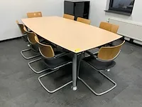 Comforto vergadertafel met stoelen - afbeelding 1 van  4