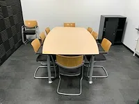 Comforto vergadertafel met stoelen - afbeelding 2 van  4