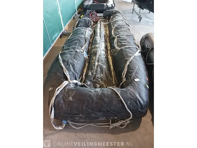 Commando hypalon landmacht 8-10 mans rubberboot, dsb 550, zwart - afbeelding 1 van  6
