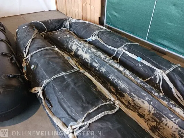 Commando hypalon landmacht 8-10 mans rubberboot, dsb 550, zwart - afbeelding 3 van  6