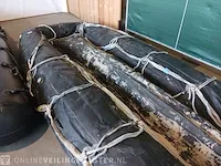 Commando hypalon landmacht 8-10 mans rubberboot, dsb 550, zwart - afbeelding 3 van  6
