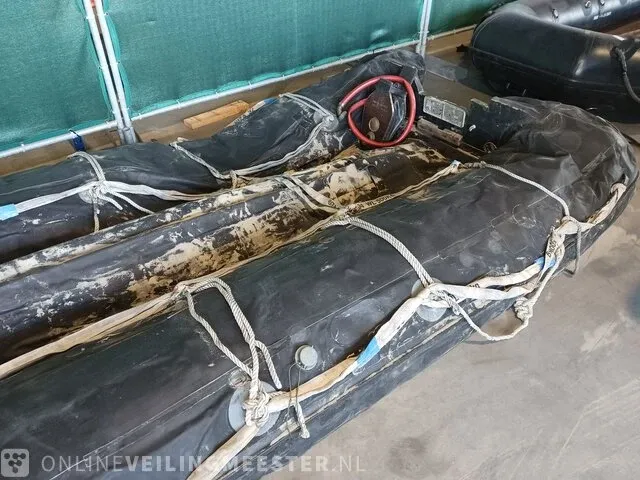 Commando hypalon landmacht 8-10 mans rubberboot, dsb 550, zwart - afbeelding 4 van  6