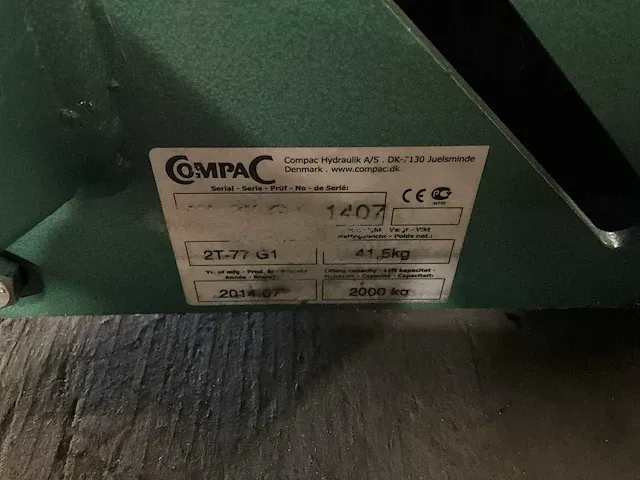 Compac 2t-77 garagekrik (2x) - afbeelding 7 van  8