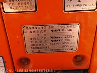 Compact tractor kubota, bulltra zb1-14 - afbeelding 3 van  21