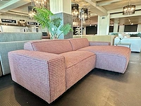 Compacte bank met unieke stof en bies - afbeelding 1 van  8