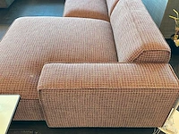 Compacte bank met unieke stof en bies - afbeelding 7 van  8
