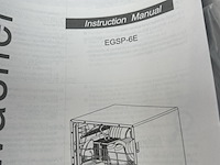 Compacte vaatwasser 45cm exquisit, egsp-6e - afbeelding 8 van  8