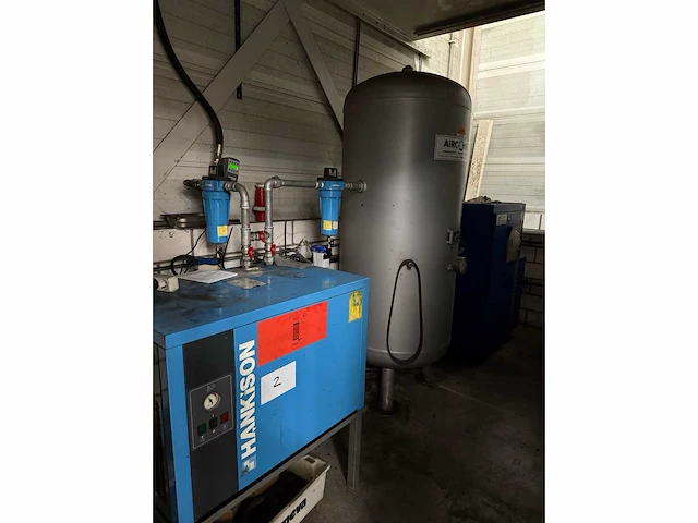 Compair - msg g18/10 afun 2 - schroefcompressor met droger, drukvat en olie-water filter - afbeelding 6 van  8