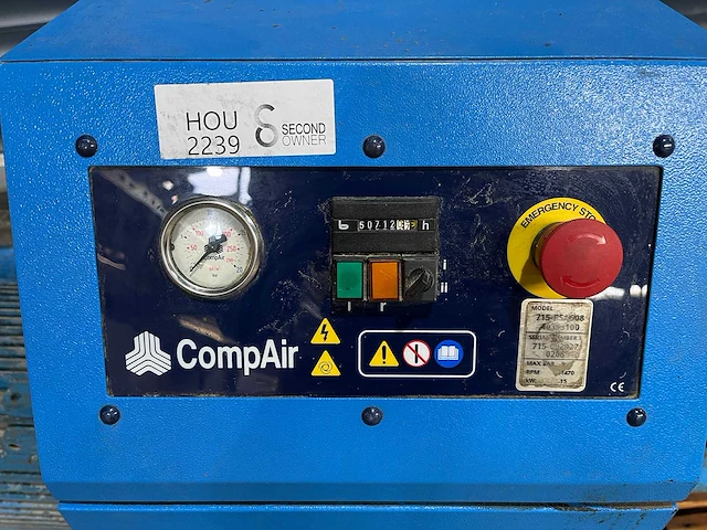 Compair - v15 715 psa s08 - schroefcompressor - afbeelding 8 van  10