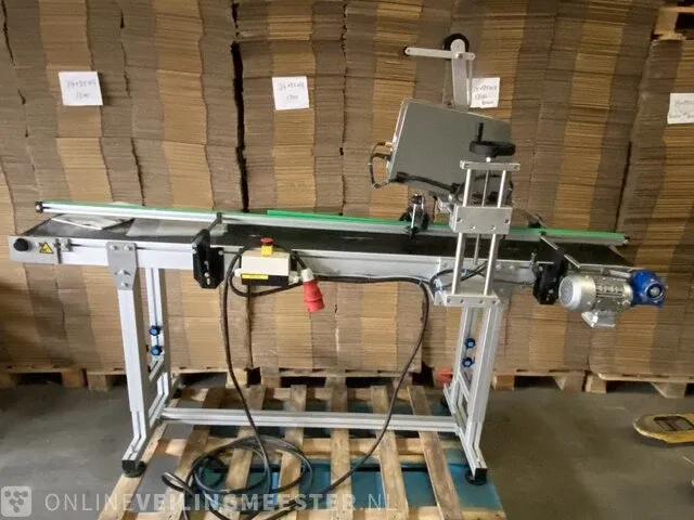 Compleet etiketteersystemen incl. lopende band automator, eme 2000, bouwjaar 2018 - afbeelding 3 van  15