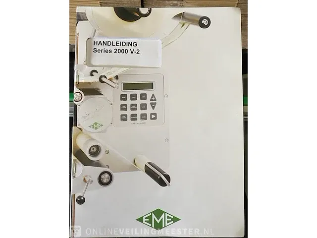 Compleet etiketteersystemen incl. lopende band automator, eme 2000, bouwjaar 2018 - afbeelding 4 van  15