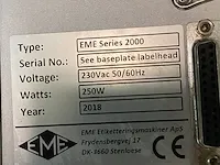 Compleet etiketteersystemen incl. lopende band automator, eme 2000, bouwjaar 2018 - afbeelding 6 van  15