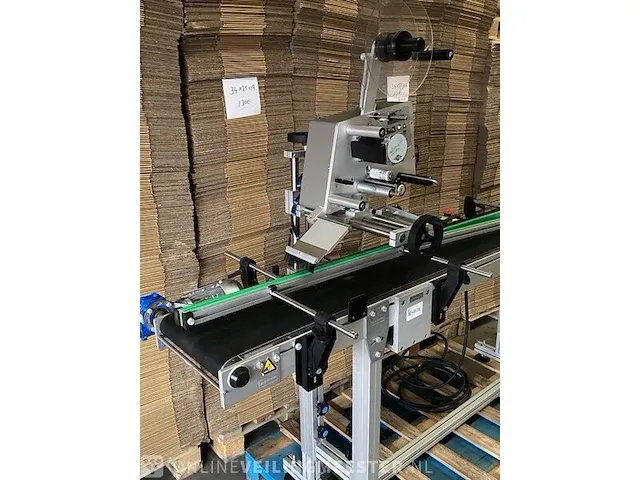 Compleet etiketteersystemen incl. lopende band automator, eme 2000, bouwjaar 2018 - afbeelding 9 van  15