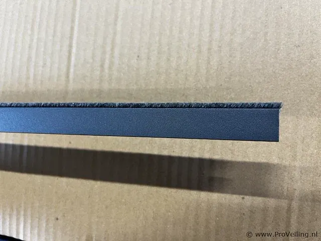Compleet glazen schuifdeursysteem 3 deurs, veiligheidsglas 10 mm, 2400 mm breed, 3 stuks deuren 820 mm 2300 mm hoog, antraciet lichtgrijs ral 7016 - afbeelding 13 van  13