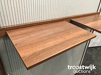 Complete 2 persoons elektrisch zit/sta werkplek - toscaans noten - afbeelding 14 van  26