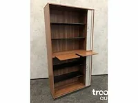 Complete 2 persoons elektrisch zit/sta werkplek - toscaans noten - afbeelding 17 van  26