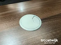 Complete 2 persoons elektrisch zit/sta werkplek - toscaans noten - afbeelding 23 van  26