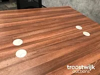 Complete 2 persoons instelbare werkplek - toscaans noten - afbeelding 14 van  37