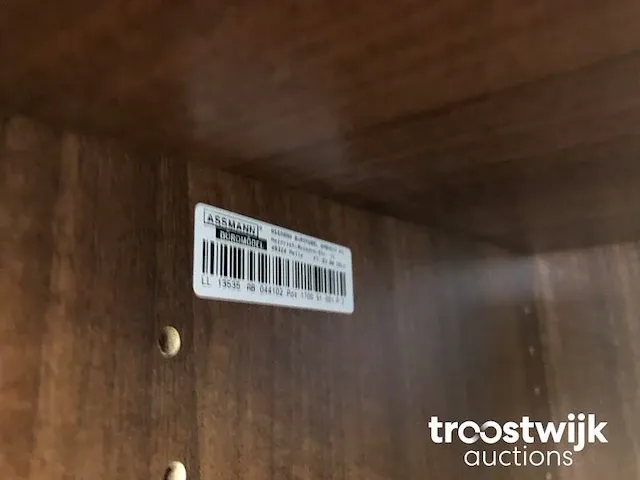 Complete 2 persoons instelbare werkplek - toscaans noten - afbeelding 25 van  37