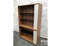 Complete 2 persoons instelbare werkplek - toscaans noten - afbeelding 27 van  37