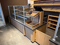 Complete bakkerij winkel inventaris met broodschappen - afbeelding 1 van  12