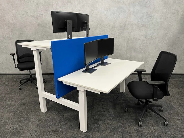 Complete elektrische zit/sta duo werkplek 160x80 - afbeelding 1 van  30